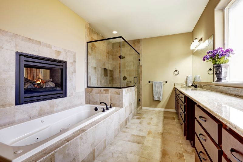 Spa Bathroom with Soaking Tub